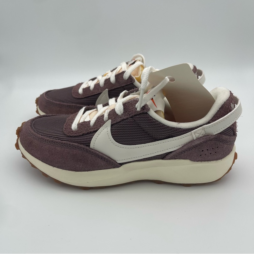 New Nike Waffle Debut Vintage Plum Eclipse Sail Women's Shoes #DX2931-200